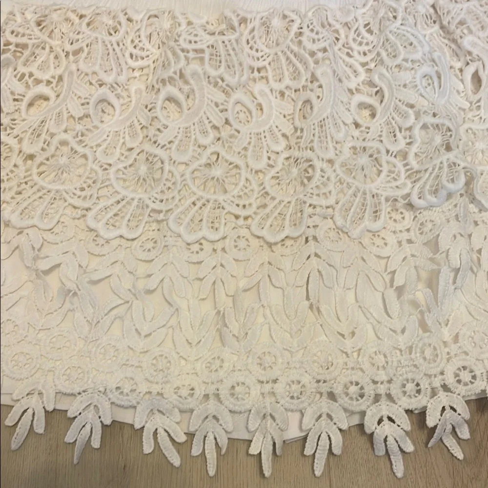 Chic Cream Lace Women Skort - Picture 3 of 3